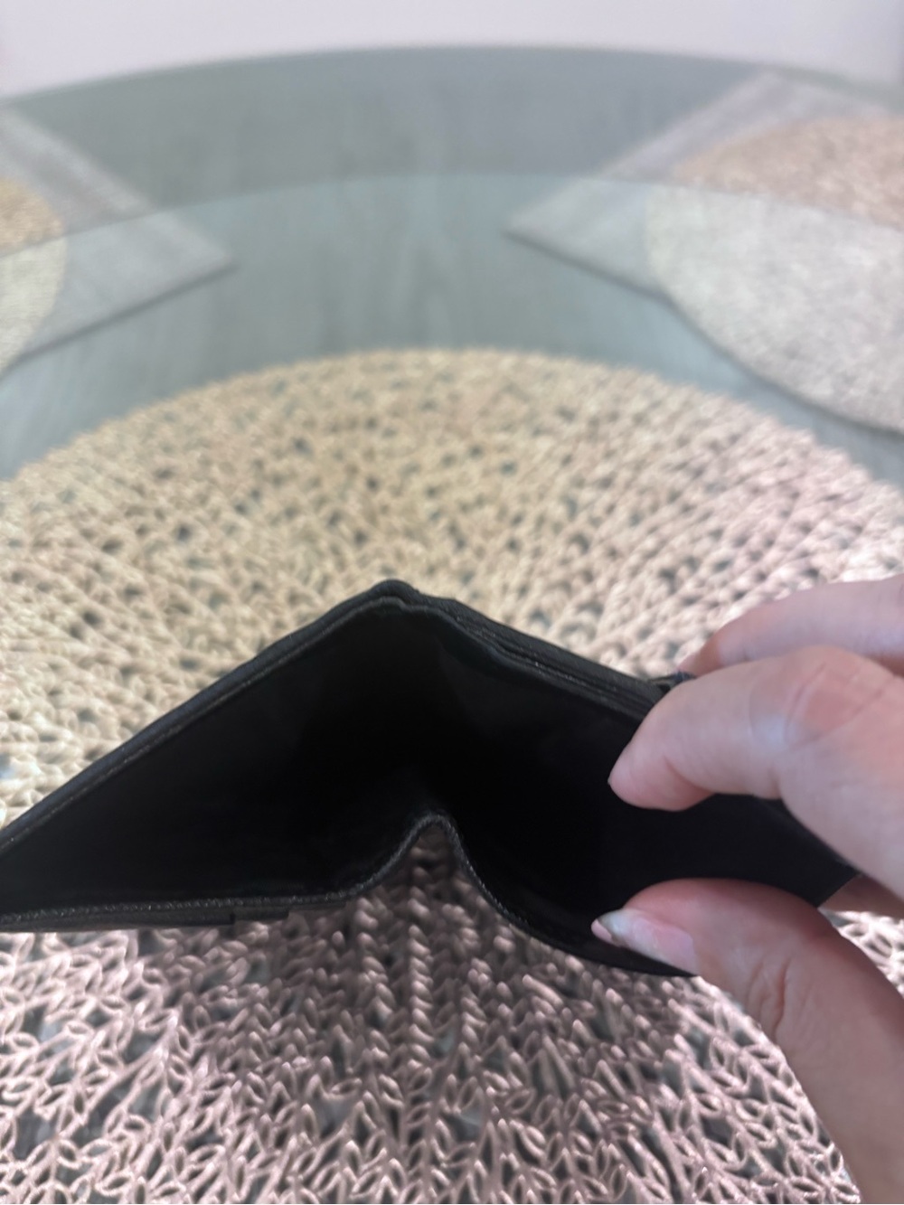 Prada Black Nylon Triangular Logo Wallet - Picture 5 of 9